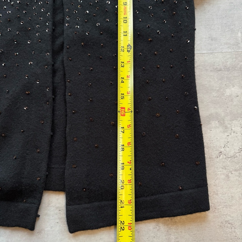 Ann Taylor Sequin Rabbit Hair Cashmere Wool Blend Cardigan With Sequins Medium - Picture 9 of 9